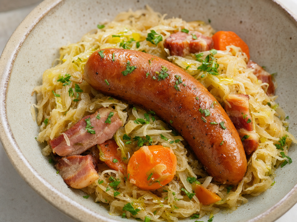 Choucroute + saucisse