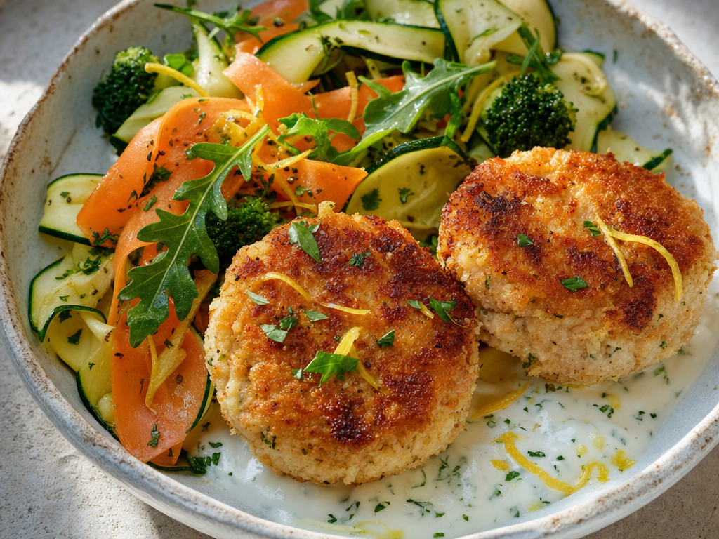 Croquettes de thon & crème citronnée