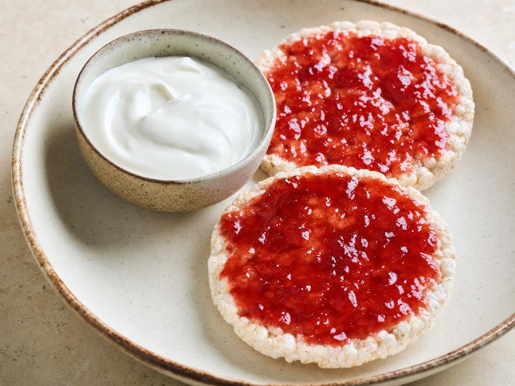 Galettes de riz + confiture (1x/semaine max)