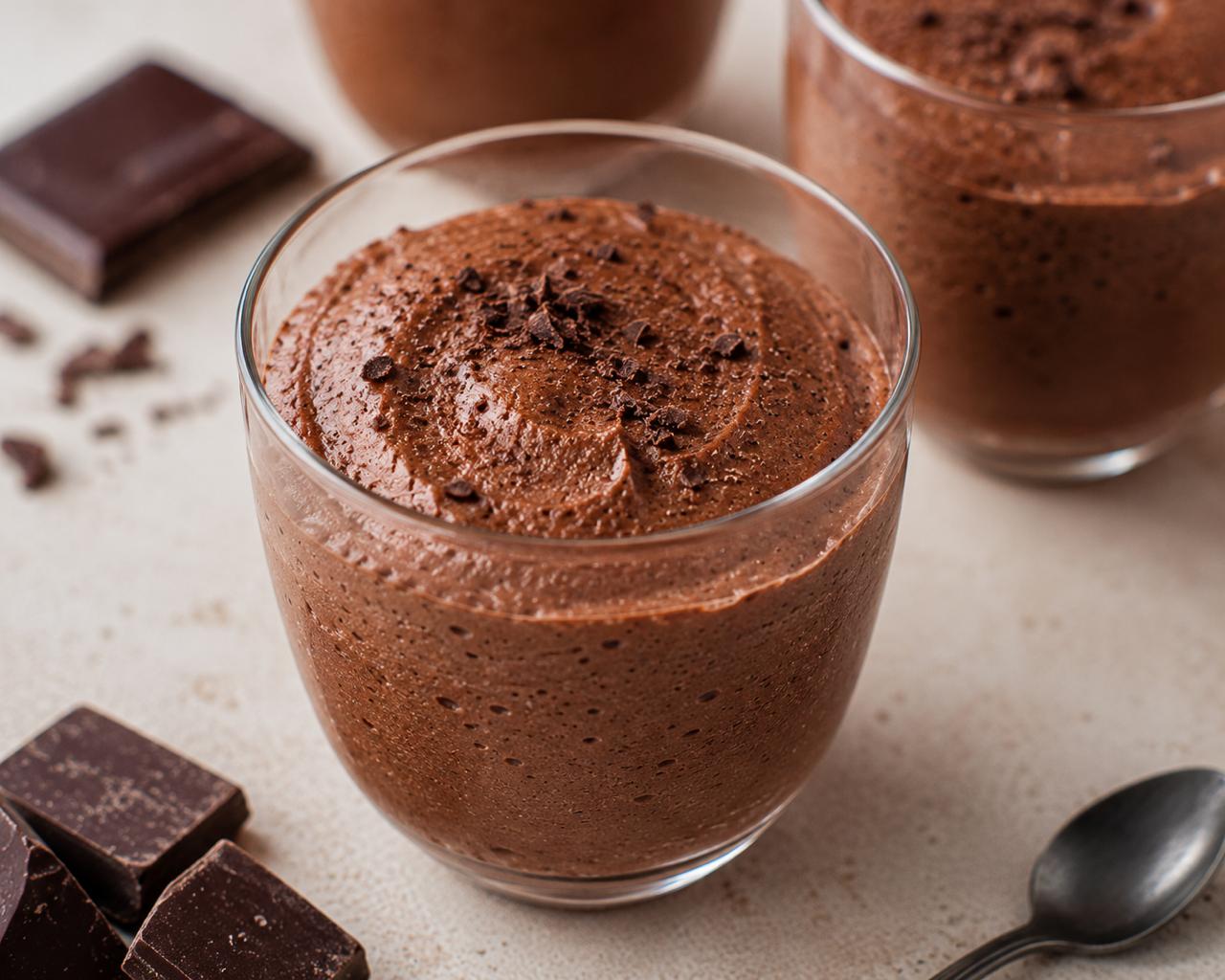 Mousse au chocolat légère (week-end)