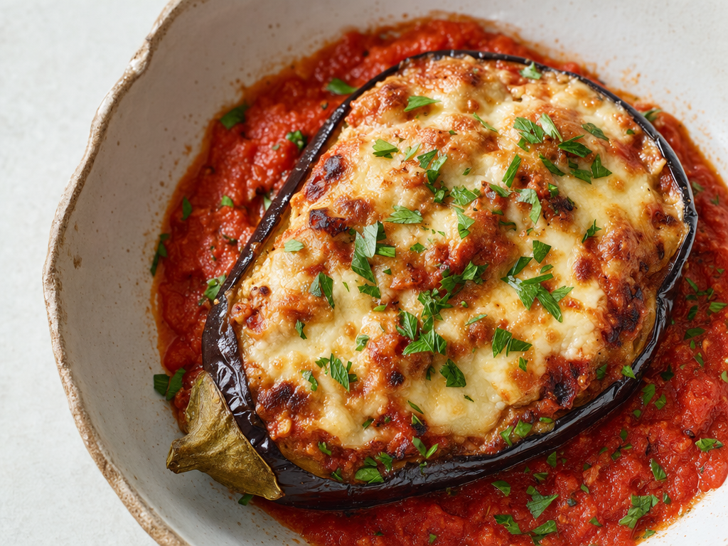Pizza aubergine
