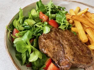 Steak + frites + salade