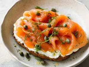 Toast saumon fumé et Philadelphia